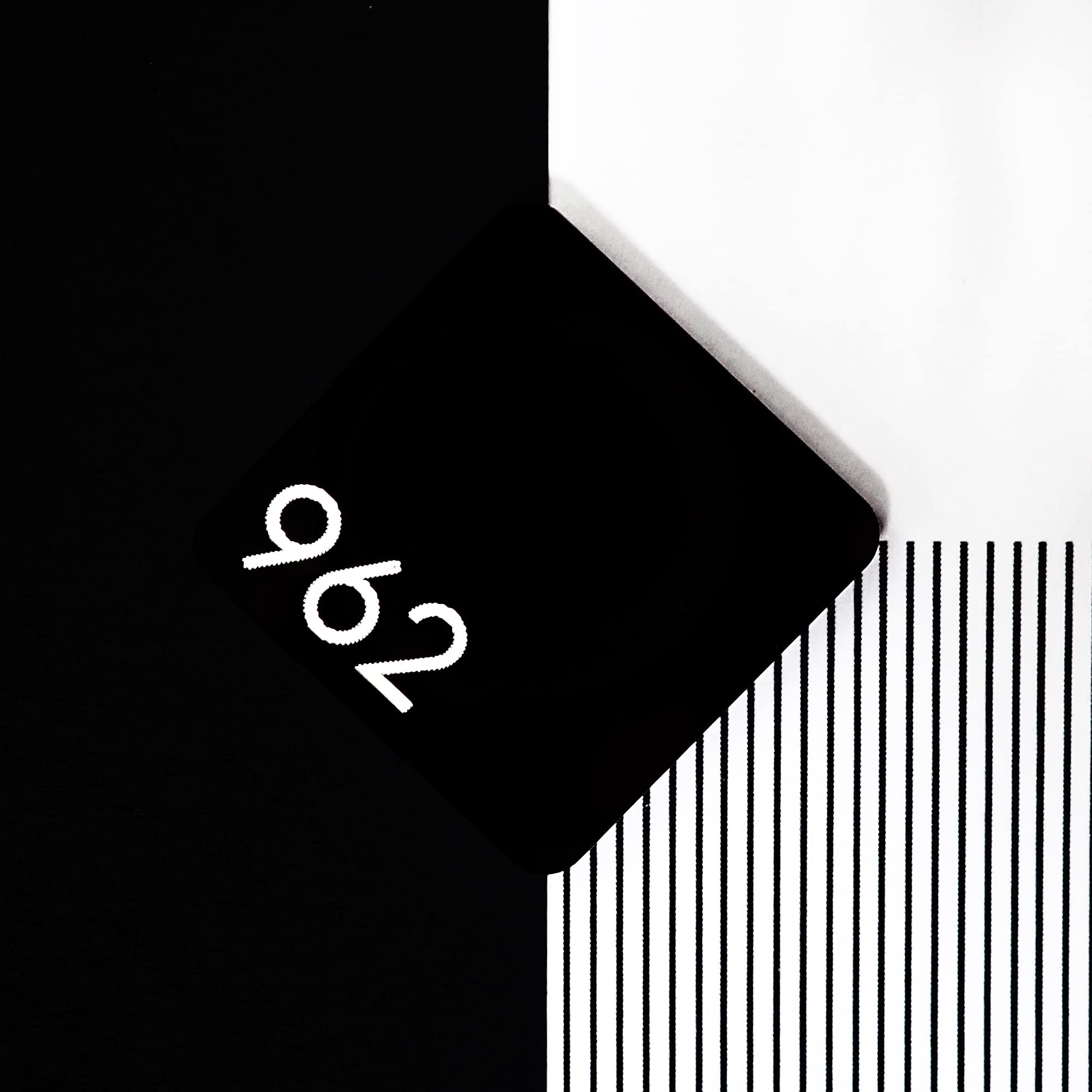 Perspex 962 Black Cast Acrylic Sheet - 250x150x3mm