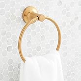 Signature Hardware 466407 Lentz 6-1/2" Wall Mounted Towel Ring