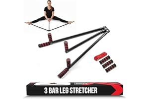 CHAMPS MMA Split Machine for Flexibility with Trainer APP – Adjustable 3 Bar Leg Stretcher to Boosts Range of Motion, Leg and Groin Flexibility with Split Stretcher Machine Timer, for Martial Arts, MMA, Yoga