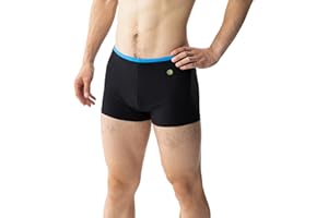 MY KILOMETRE Men's Square Leg Swimsuits Briefs Quick Dry Durable Athletic Swim Jammers for Training Swimming