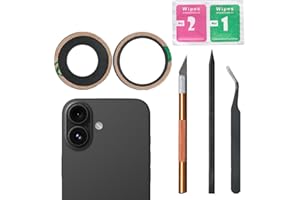 CaoXiong 16 Camera Lens Glass Replacement for iPhone 16, Standard Lens, Compatible with iPhone 16, Easy Installation