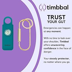 timbbal® Personal Safety Alarm - 130dB Loud Siren