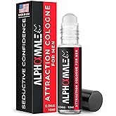 AlphaMale Pheromones Cologne for Men to Attract Women - High Concentration Pheromones for Men with a Long-Lasting Masculine Scent in a Travel-Friendly Roll-On Bottle Made in The USA