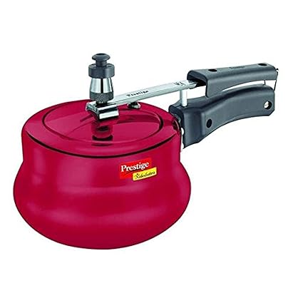 Prestige Nakshatra Pressure Cooker, 3 Litres, Red