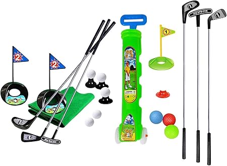 Amazon Sowofaゴルフ子供用おもちゃセット ゴルフカート付き 26 Pcs ゴルフ おもちゃ