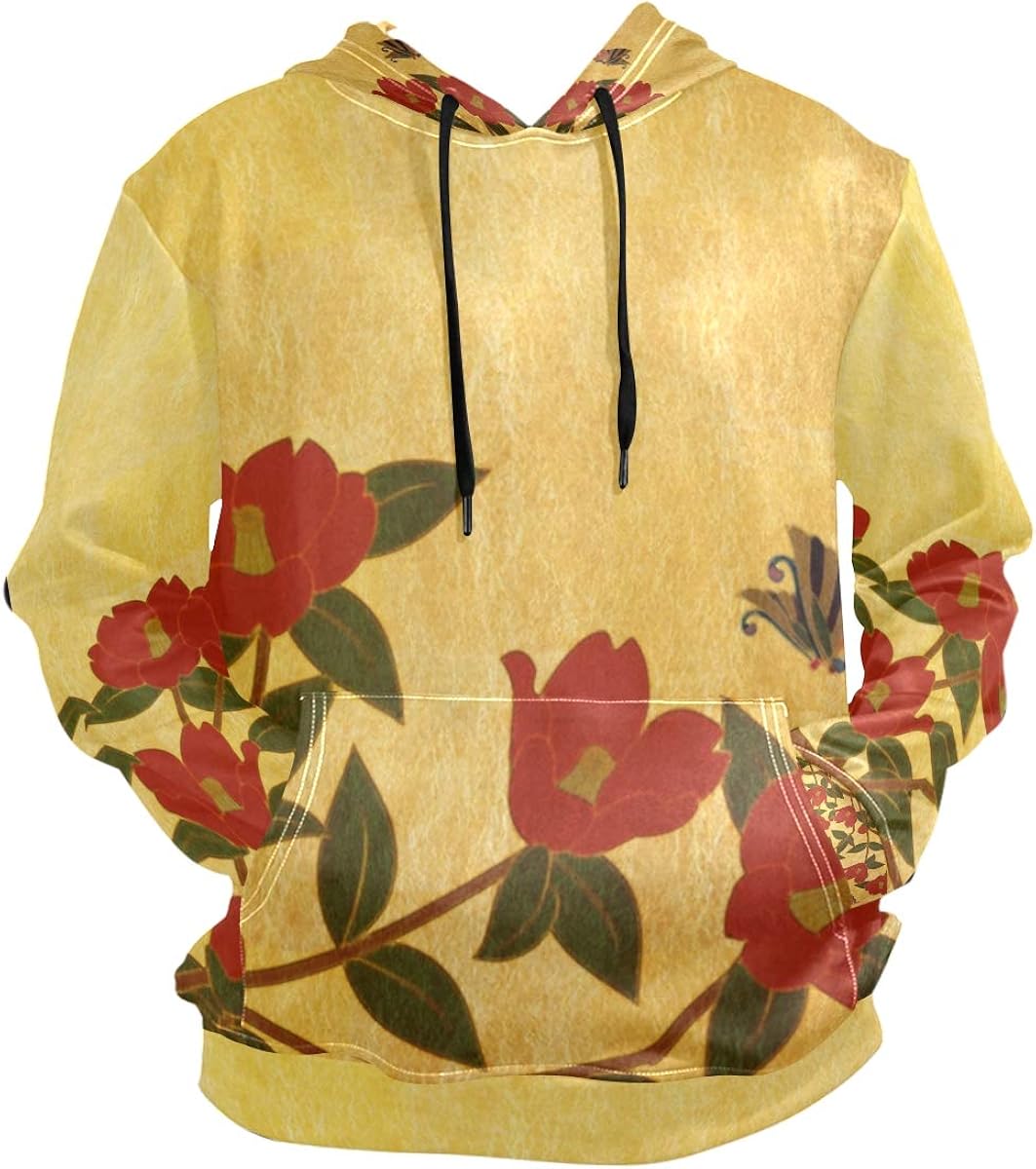 japanese flower hoodie