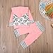 MA&BABY Newborn Baby Girls Hand-painting Heart Tops Hoodies Pants 2Pcs Outfits Clothes Set (18-24 Months, A-Pink)