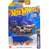 Hot Wheels Ultimate T-Rex Transporter (Blue), HW Screen Time 4/10