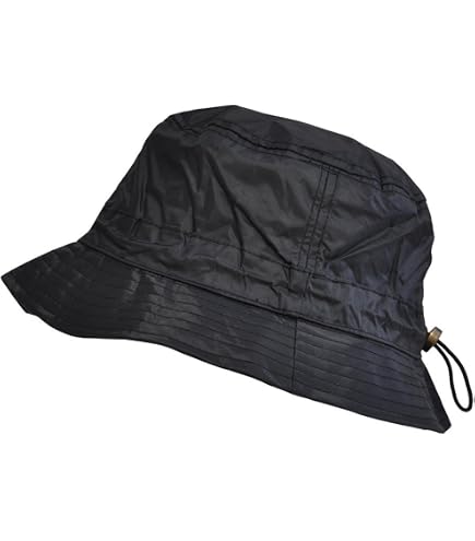 4792 Bucket Hat – Black Waterproof Windproof Lightweight Unisex Hat RAINS Bucket Hat - Waterproof Windproof Packable Unisex, Low  main image 2