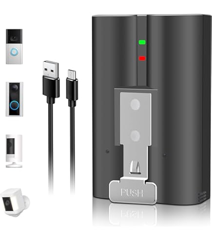 Amazon.com: AIKEBATT New V4 Battery for Ring-Doorbell-Camera 2/3/4