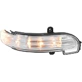 A ABSOPRO Front Right Side Door Rearview Side Wing Mirror LED Turn Signal Light No.A2038201621 Indicator Blinker Lamp for Mercedes-Benz C230 2005-2007