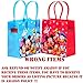 Disney Mickey Mouse Reusable Party Favor Goodie Small Gift Bags 12 (12 Bags)