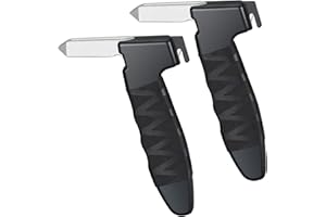 ATOJARKLE Car Door Handle for Elderly, Door Grab Handle Assist, Ultra Grip Mobility Handle for Car, Car Door Latch Bar for Easily Get Out of Car, Anti-Slip Design, Black/2 Pack