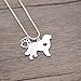Melix Animal Yorkie Labrador Pitbull Husky Alaskan Akita Boxer Corgi Dachshund German Shepherd Golden Retriever stainless steel Pet Dog Doggy Pendant Necklace Gift