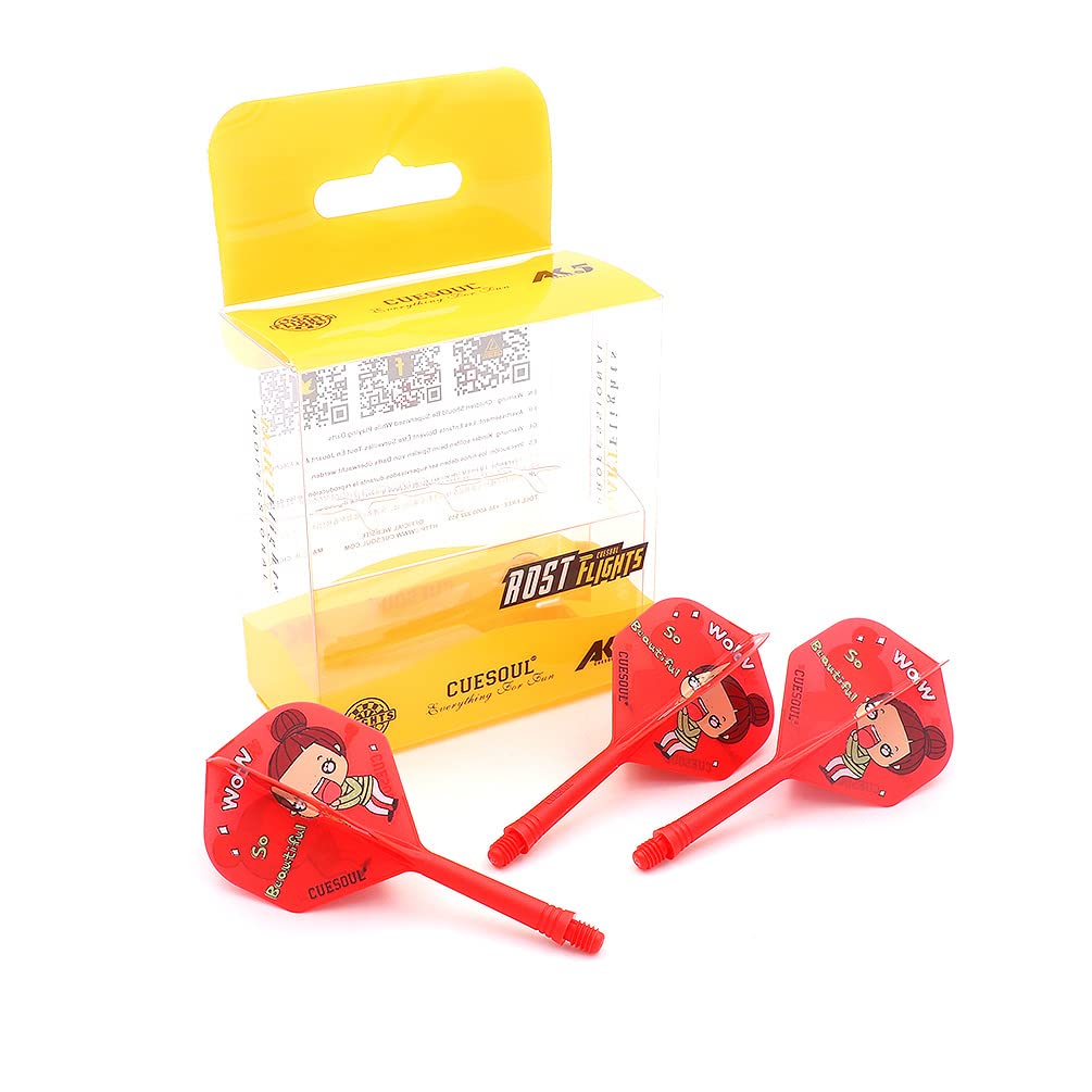 CUESOUL ROST Integrated Dart Shaft Shafts and Darts Flights Standard Shape,Set of 3 pcs(CS-AK52X-DZNH) โ image 1