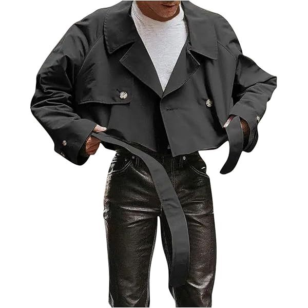 ジャケット・アウター RANCLIC big collar double short coat RANCLIC big collar double short coat