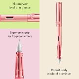 LAMY AL-star Flamingo Fountain Pen EF Nib Lightweight Aluminum Body view 2