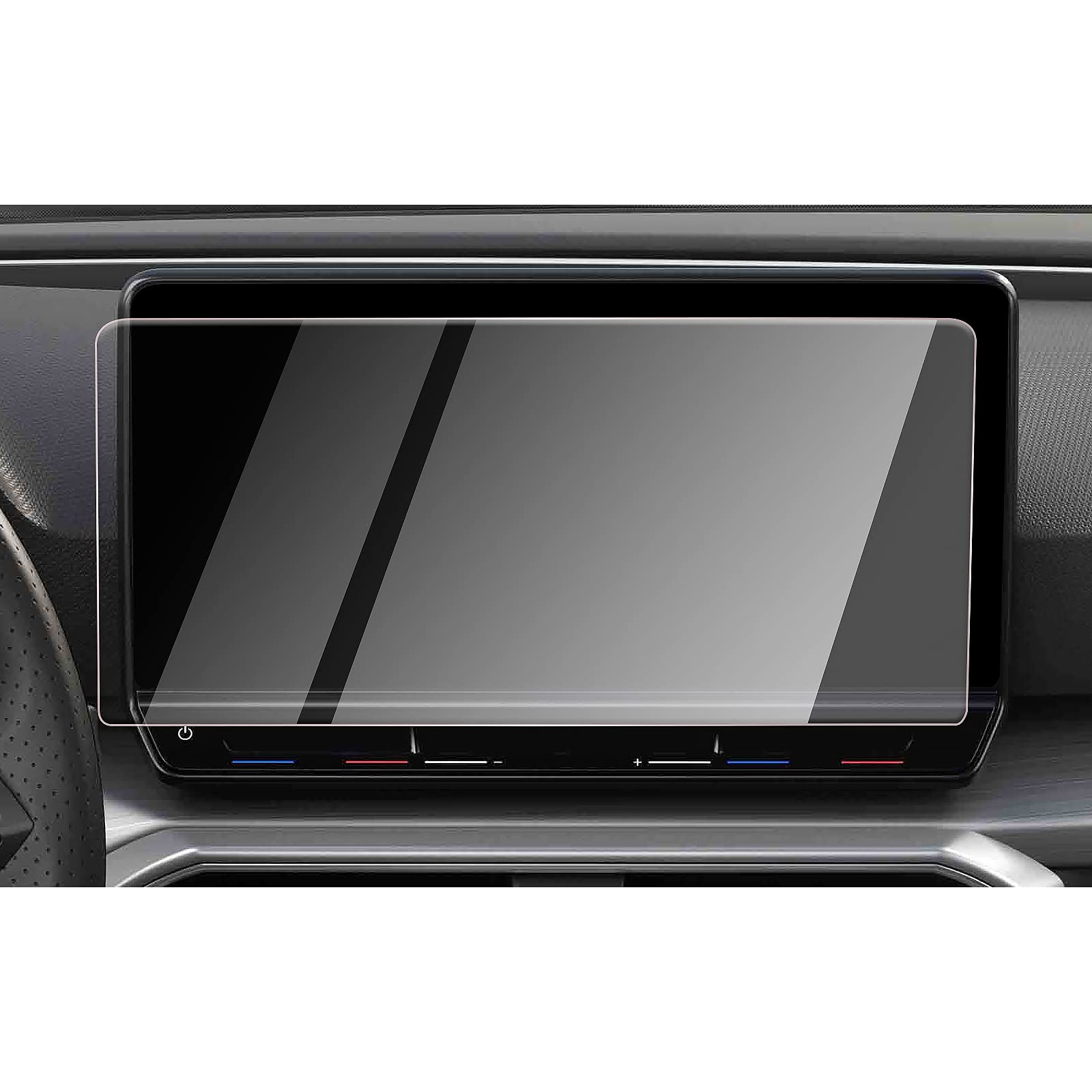 CDEFG For Seat Leon MK4 2020-2022 Car Navigation Protective Film Tempered Glass 9H Scratch-Resistant 10 Inch GPS Transparent Screen Protector Navigation Film Accessories