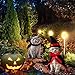 Frienda 3 Pieces Pet Halloween Vampire Costume Pet Bat Vampire Cloak Wizard Hat for Halloween Party, Pet Cosplay(Red,Solid)