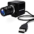 IFWATER USB Camera 8MP 5X Optical Zoom Webcam 2.8-12mm Manual Varifocal Lens,USB Webcam with CMOS IMX179 Image Sensor Video Conference Web Cameras for Computer,Laptop, Raspberry Pi,Jetson Nano