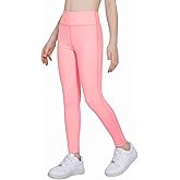 Arshiner Girls Fleece Lined Leggings High Waist Water Resistant Warm Winter Tights Running Athletic Yoga Pants for Kids