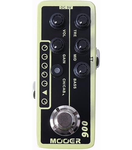 MOOER 005 ギターエフェクター BROWN SOUND 3 Amazon.com: MOOER Micro Preamp 005 Brown Sound 3 Digital