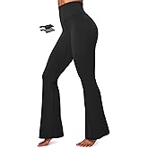 IUGA Flare Leggings for Women Tummy Control Flared Leggings No Front Seam Yoga Pants Women High Waisted Workout Bell Bottoms