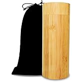 70lbs Medium Bamboo Scattering Urn Tube for Human Ashes, 9’’X3.6’’ ECO & Biodegradable Friendly Small Bamboo Spreading Cremation Tube Urn for Adult Male Female Pet Dog Cat Ashes