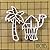 SET of 2 cookie cutters (Camel and Palm Tree cookie cutters), 2 pcs, Ideal for Holiday theme party