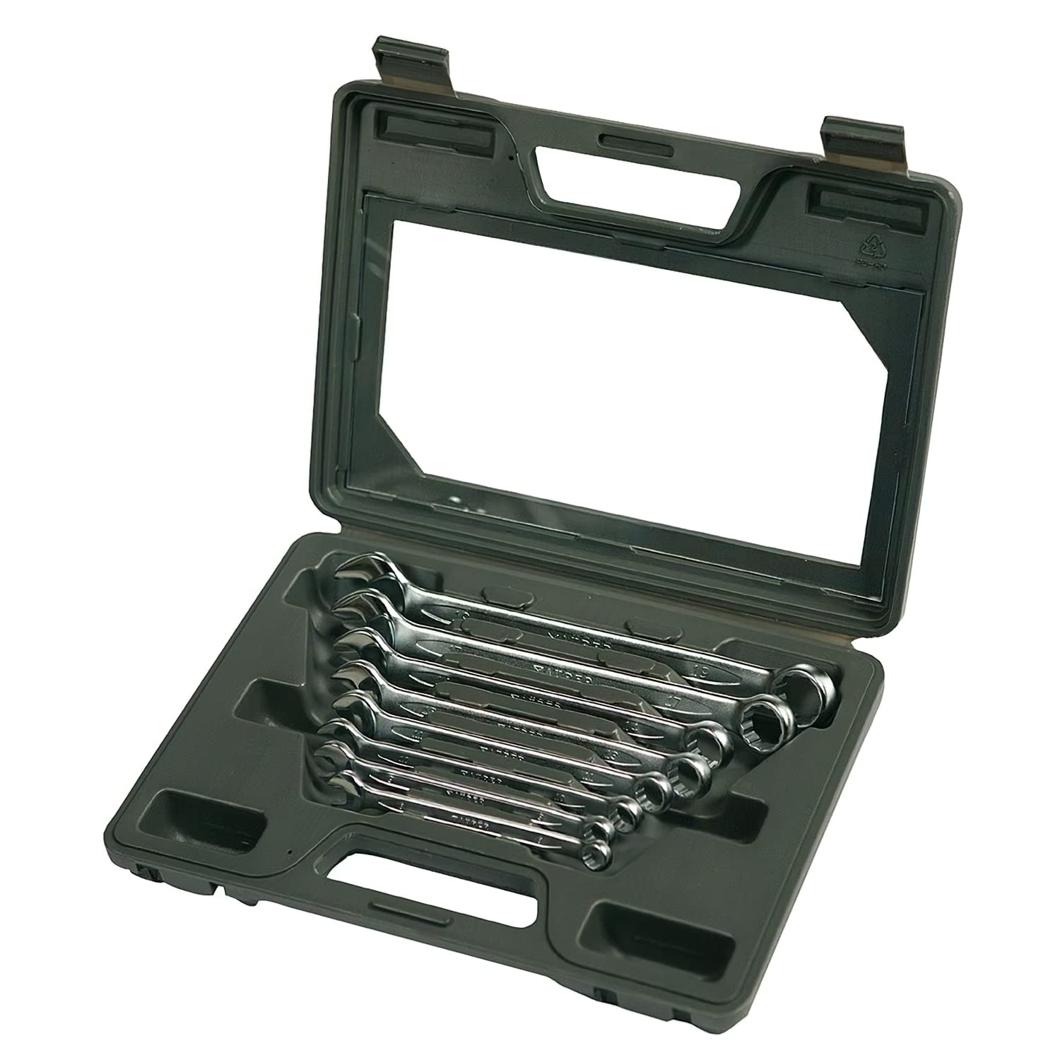 Maurer 90589 Combination Wrench, Briefcase 8 Pieces M Plus, Grey