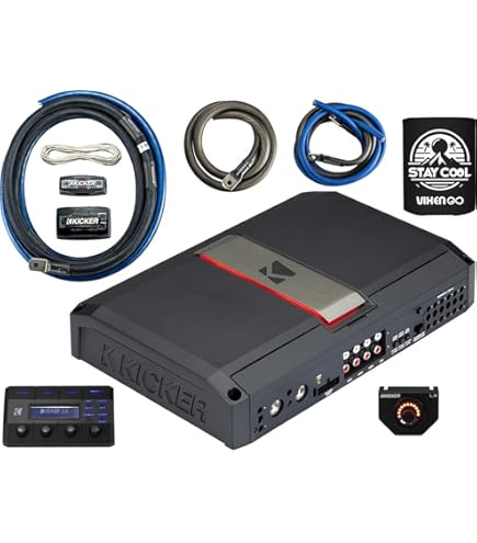 Amazon.com: KICKER Amplifier and Amp Kit Package of 2 Items