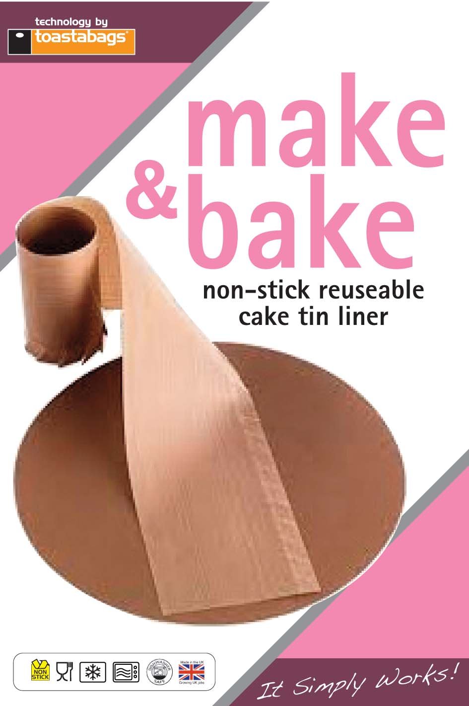Cake Tin Liner - Non Stick Reusable Circle and Wall Liner. 7 inch, 8 inch, 9 inch (9 inch)