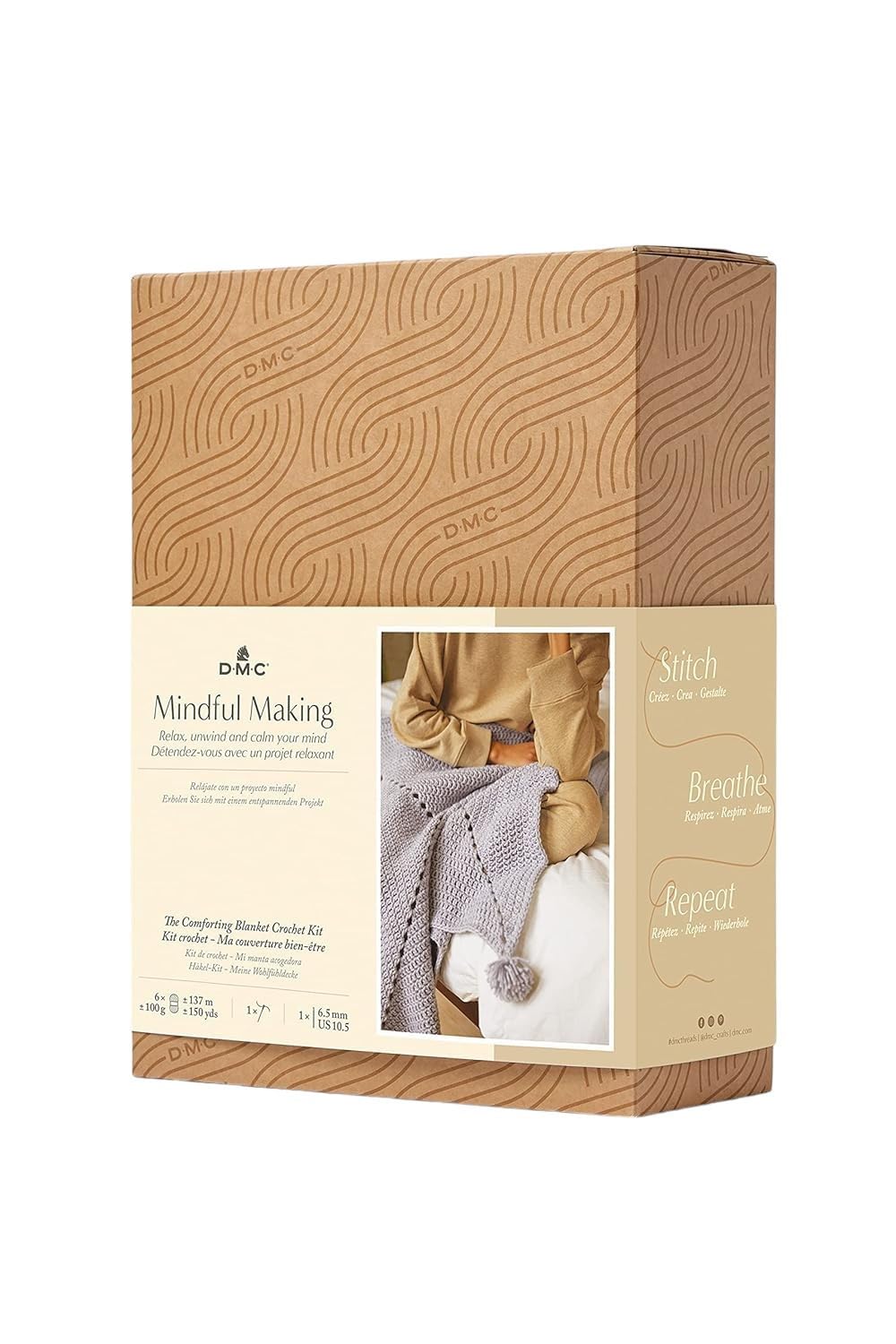 DMC Mindful Making Comforting Blanket Crochet Kit