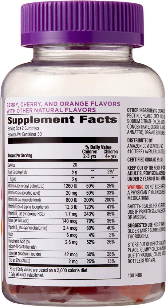 Amazon-Brand-Mama-Bear-Organic-Kids-Multivitamin-60-Gummies-1-Month-Supply