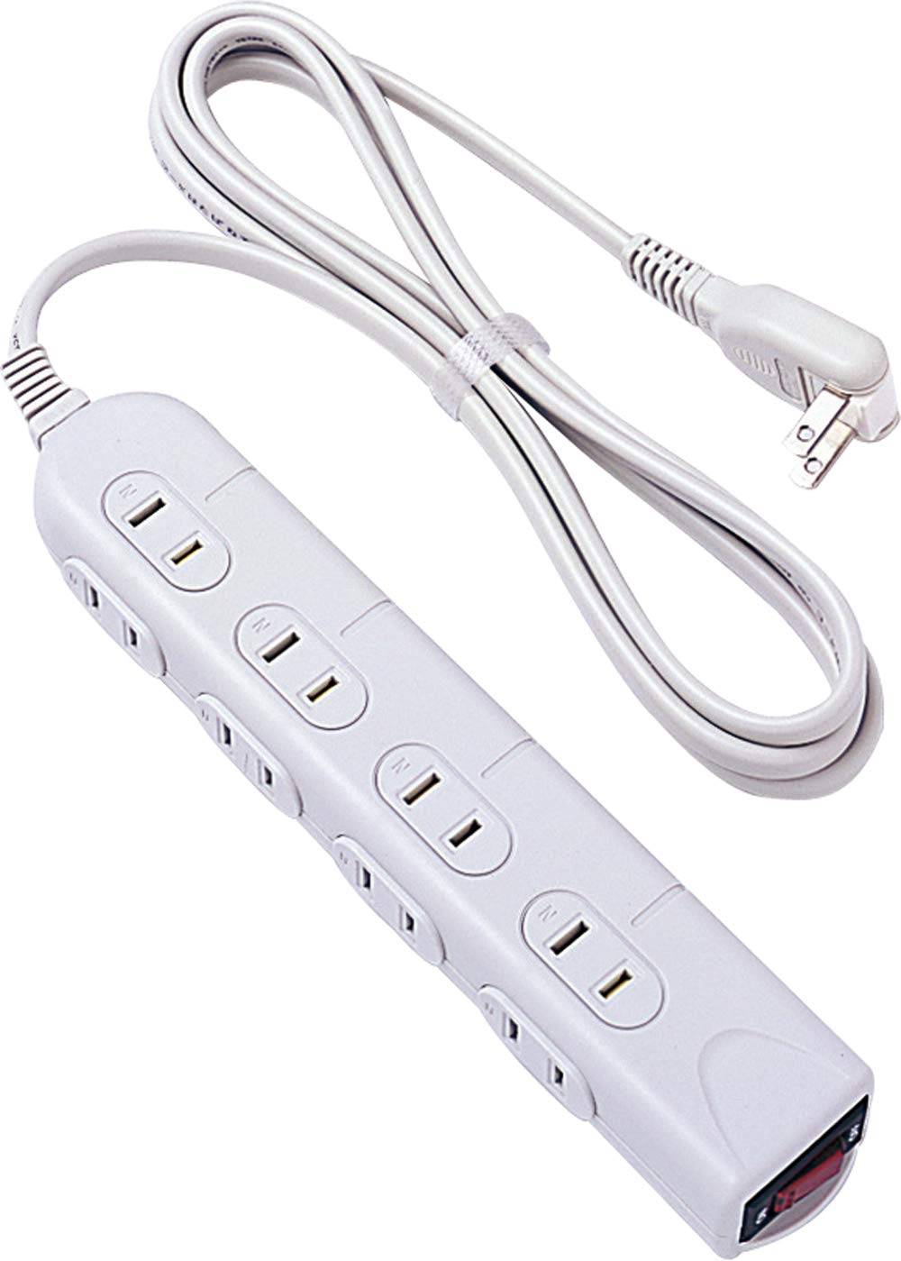 ナカバヤシ Digio2 電源タップ 8個口 2m 集中スイッチ シャッター付 Z6483商品画像