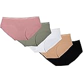 Columbia womens 4-way Stretch Cotton Hipster 5-pack