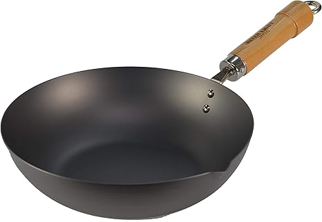 Amazon Co Jp リバーライト 鉄 炒め鍋 極 ジャパン 28cm ツガ木柄 Ih対応 日本製 誕生木 ホーム キッチン