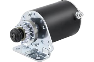 BDELI Briggs and Stratton Starter Replacement 14 Teeth 593934 693551 030221 33R877, 12 12.5 13 14 15.5 16 16.5 17 17.5 18 18.5 19.5 HP Cub Cadet 11 16 18 RTZ LT1018 John Deere D100 105 L100 New Holland Toro