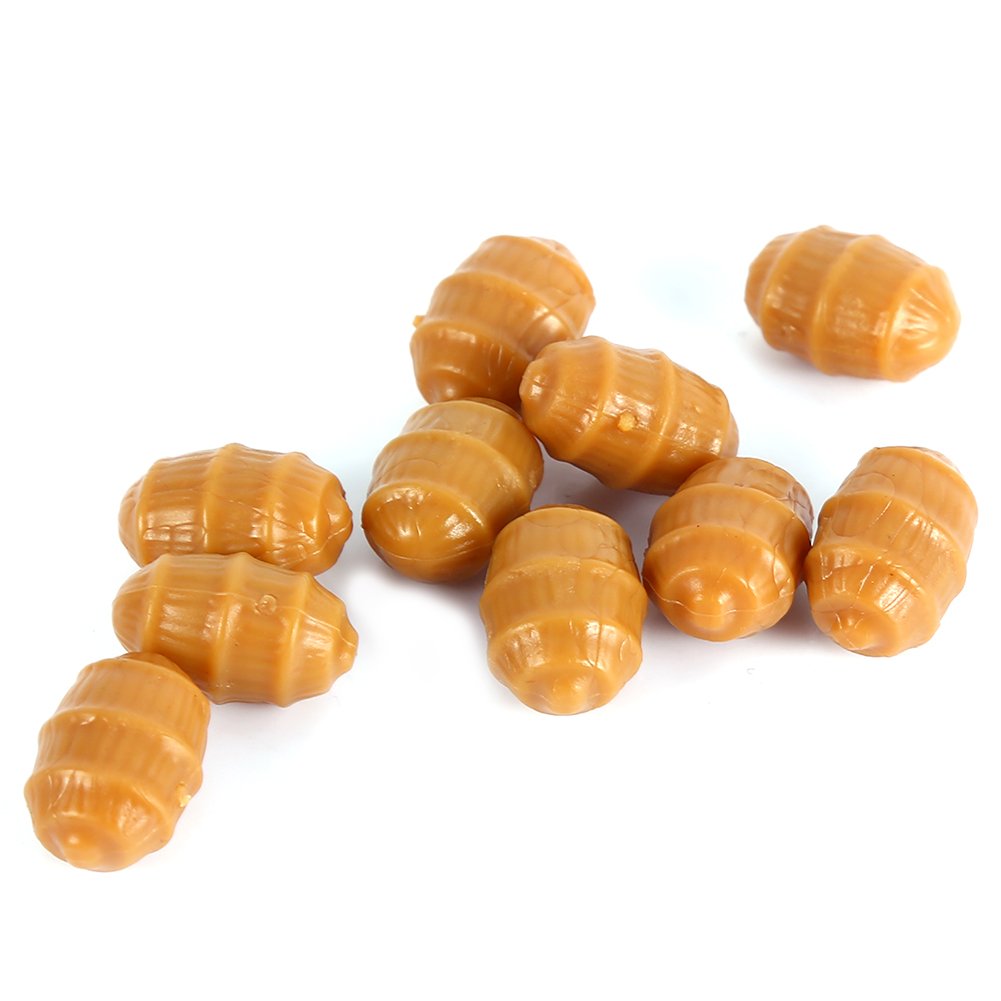 tiger nut baits, Carp Fishing Soft Floating Artificial Tiger Nut Baits Pop Up Terminal Tackle Pellets(10PCS)