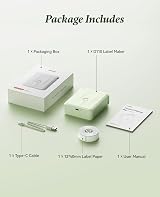 NIIMBOT D110 Mini Label Maker Bluetooth Thermal Printer Green view 8