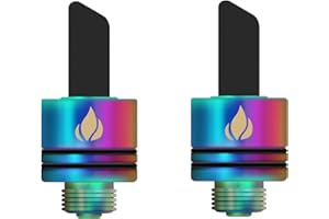 LIGHTERUSA Lighter USA Ceramic Hot Knife Tip Multi-Tool Attachment, 2 Pack Rainbow