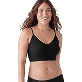 True & Co Body Lift Triangle Adjustable Strap Bra Black/Black