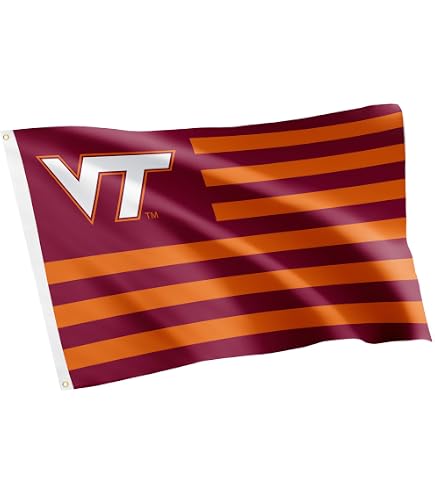 Virginia Tech Hokies Boat & Nautical Flag - 12"x18" Officially Licensed Double-Sided Polyester - View #7