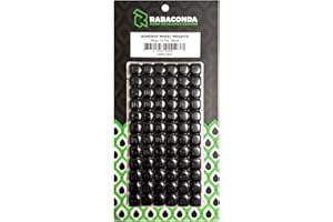 Rabaconda Motorcycle Wheel Weights 72pcs – Stick-On Type, 5g (0.18oz) Steel Segments – Vibration Resistant Adhesive Balance W