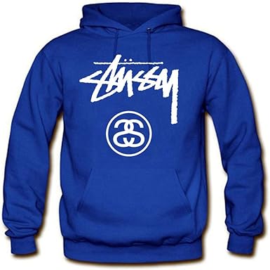 felpa stussy blu