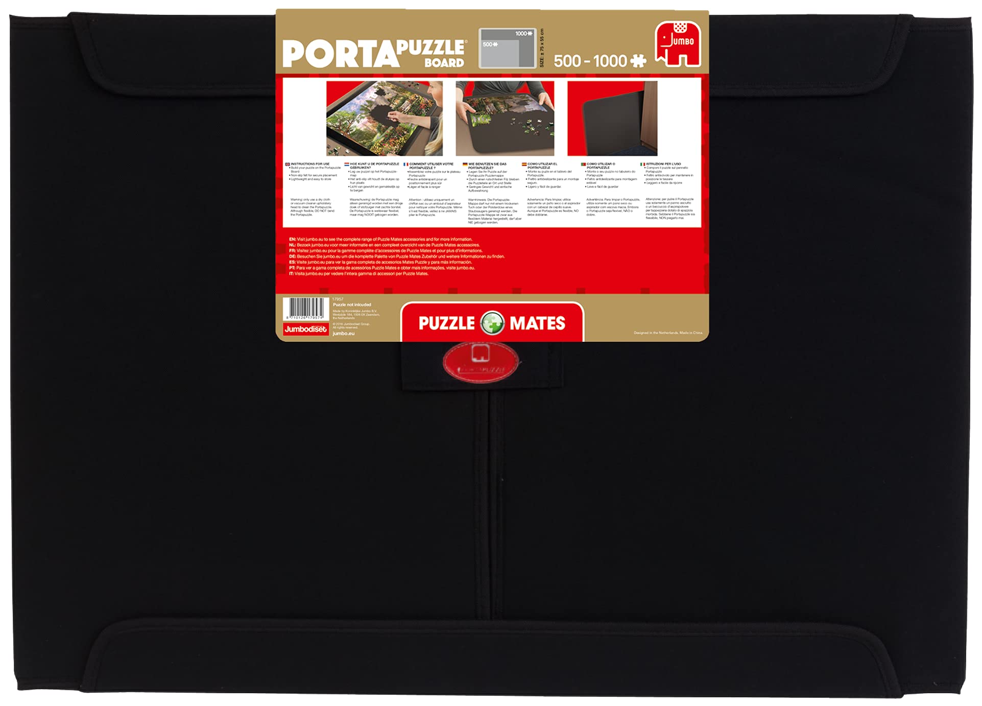 Jumbo Toys, Portapuzzle Board Up to 1000 PCE, for Ages 120