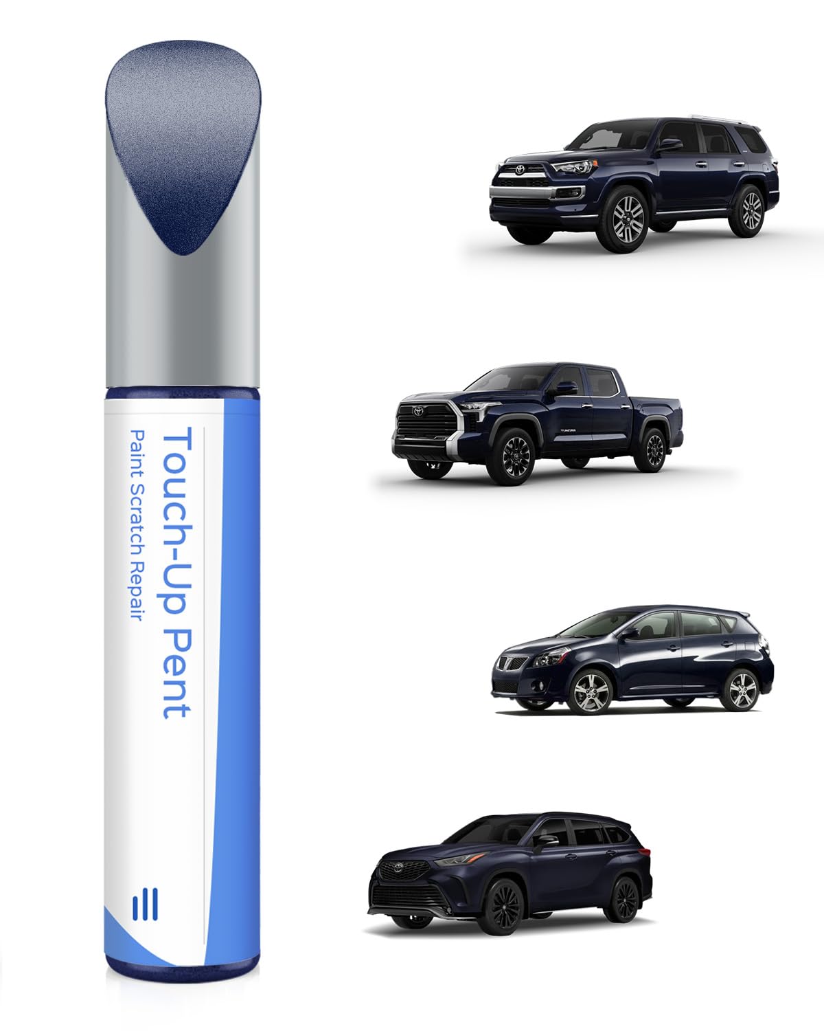 PARTS4EV 8S6 Dark/Nautical Blue Metallic Touch Up