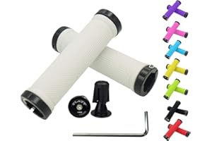 PLATT Bicycle Handle Bar Grips Colorful Rubber Bike Grips Comfortable Bicycle Grips for BMX/MTB Bikes