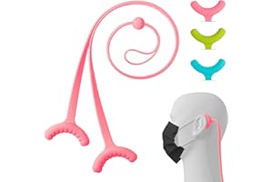 BONE Lanyard Mask Tie, 3-Pack Mask Lanyard & Ear Saver Set, Adjustable Silicone Mask Extender Strap, Universal Fit, Anti-Lost