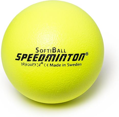 Speedminton softi Pelota Espuma, Amarillo neón, 25 cm: Amazon.es ...